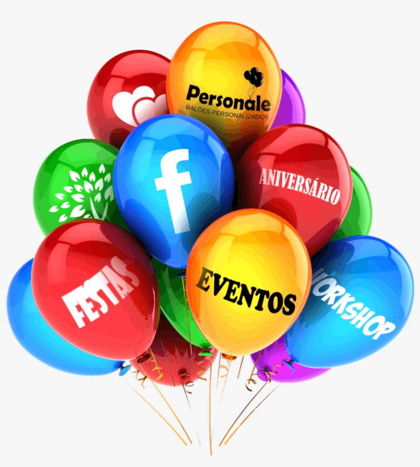 Personale Balões Personalização E Decoração Com Balões - Balões De Festa Png, transparent png download