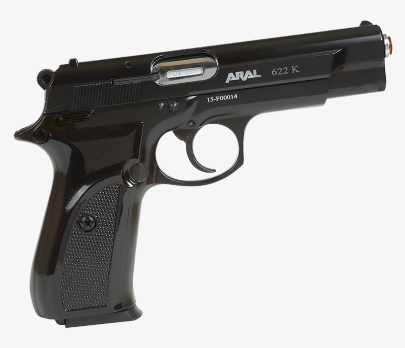 Aral 622k 9mm Pak Blank Gun Black - Aral 622k, transparent png download