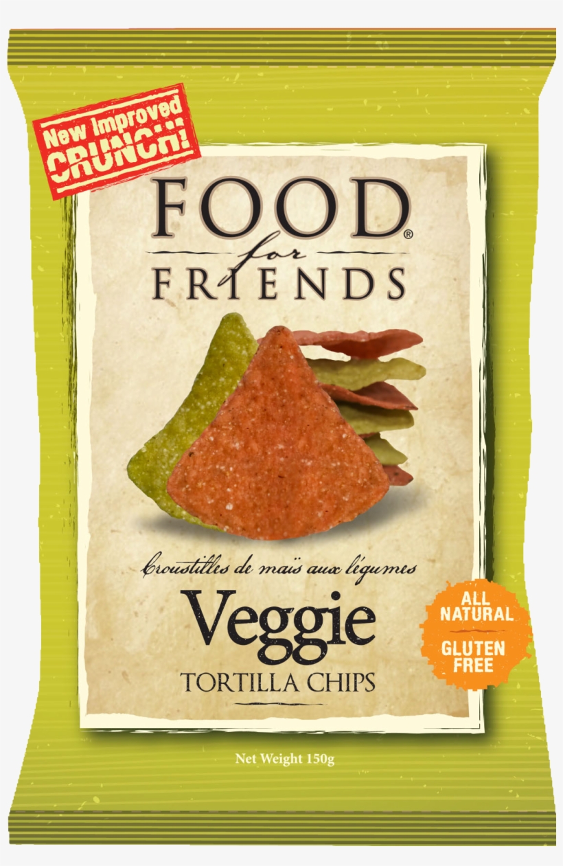 Veggie Tortilla Chips - Food For Friends Chips, transparent png download