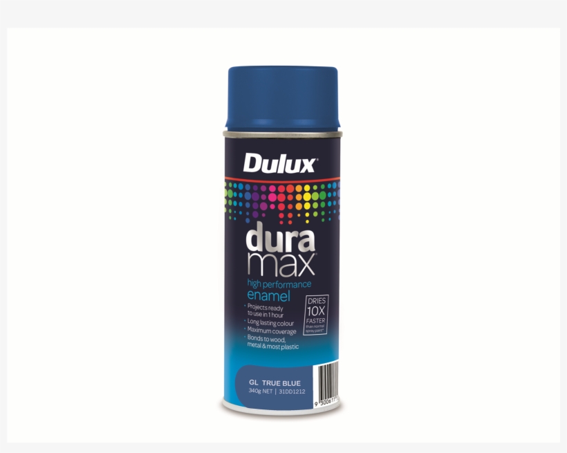 Dulux Satin Black Spray Can, transparent png download