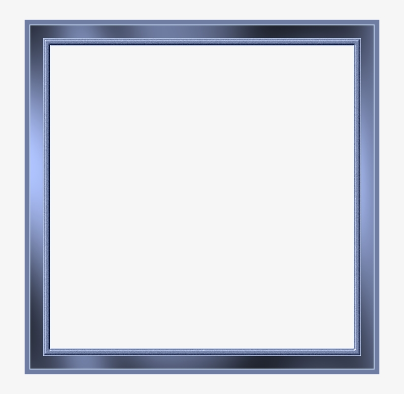 Bingkai Png Keren - Blue, transparent png download