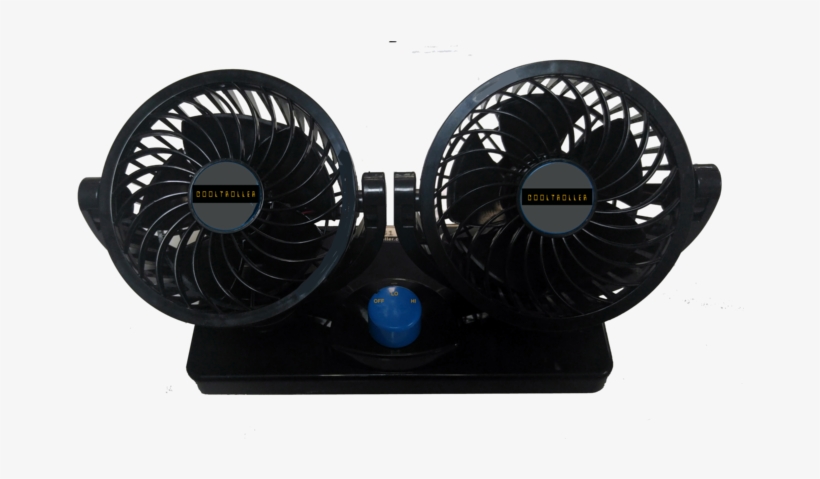 Cooltroller-dual Fans Double Headed Operator Cooling - Cooling Fans For Forklift Operators, transparent png download