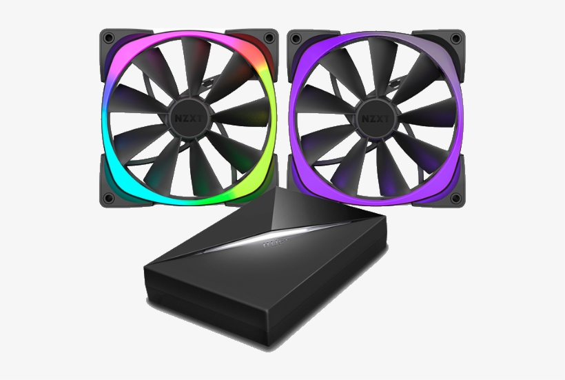 Fans - Fan Case Nzxt Aer Rgb 120mm Triple Pack, transparent png download