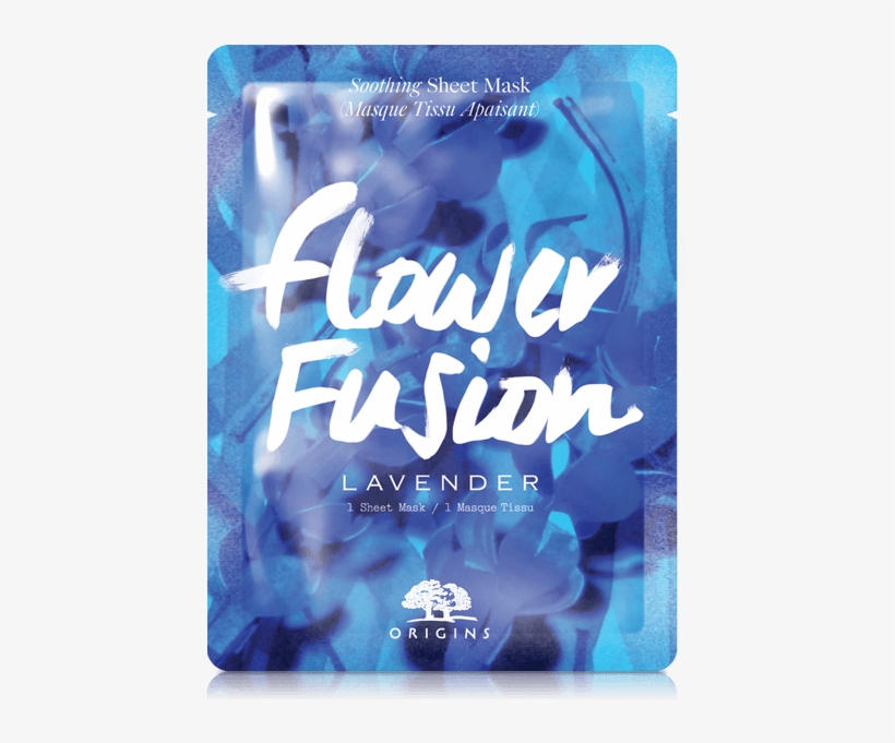 Flower Fusion& - Origins - Flower Fusion Lavender Soothing Sheet Mask, transparent png download