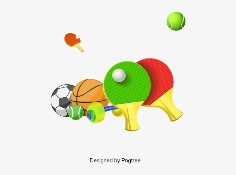 Cartoon Sports Fitness Equipment, transparent png download