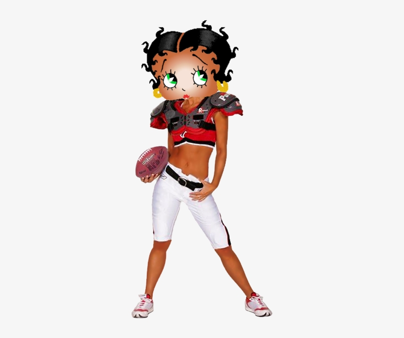 Betty Boop Wide Receiver - Atlanta Falcons Betty Boop, transparent png download