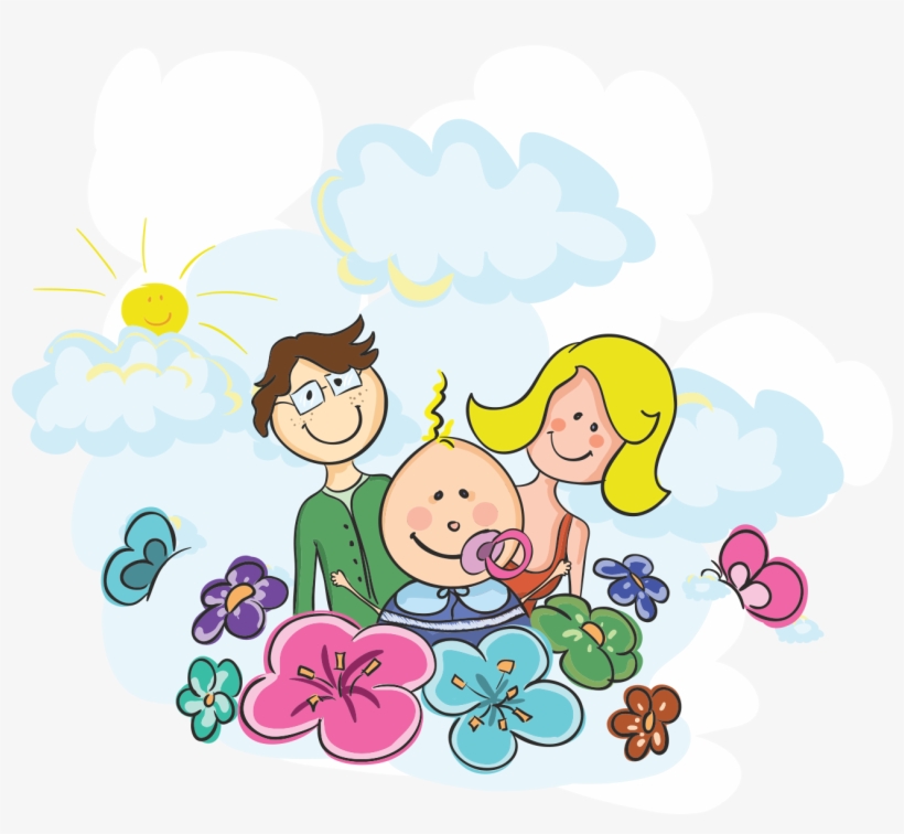 Cartoon Family Vector Background Mk40lyu [converted] - Wenn Die Sandburg Einstürzt: Und 25 Weitere Schmunzelgeschichten, transparent png download