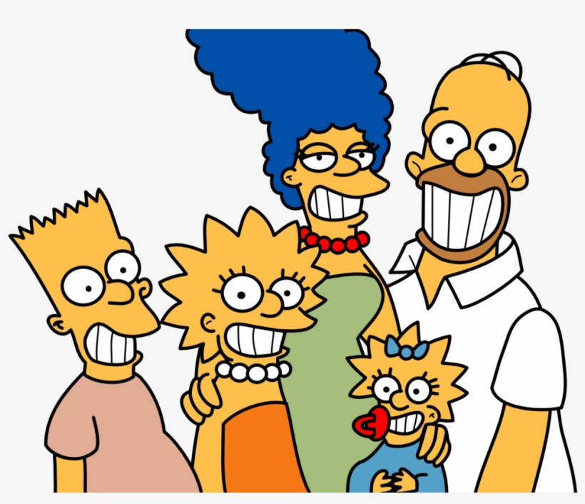 Free Download Simpson Family Vector Clipart Homer Simpson - Simpsons Family Png, transparent png download