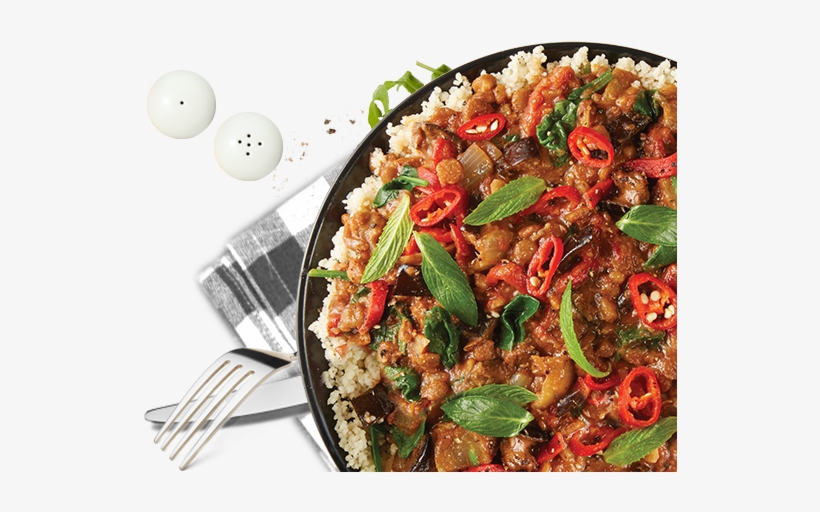 Spicy Eggplant & Lentils - Biryani, transparent png download