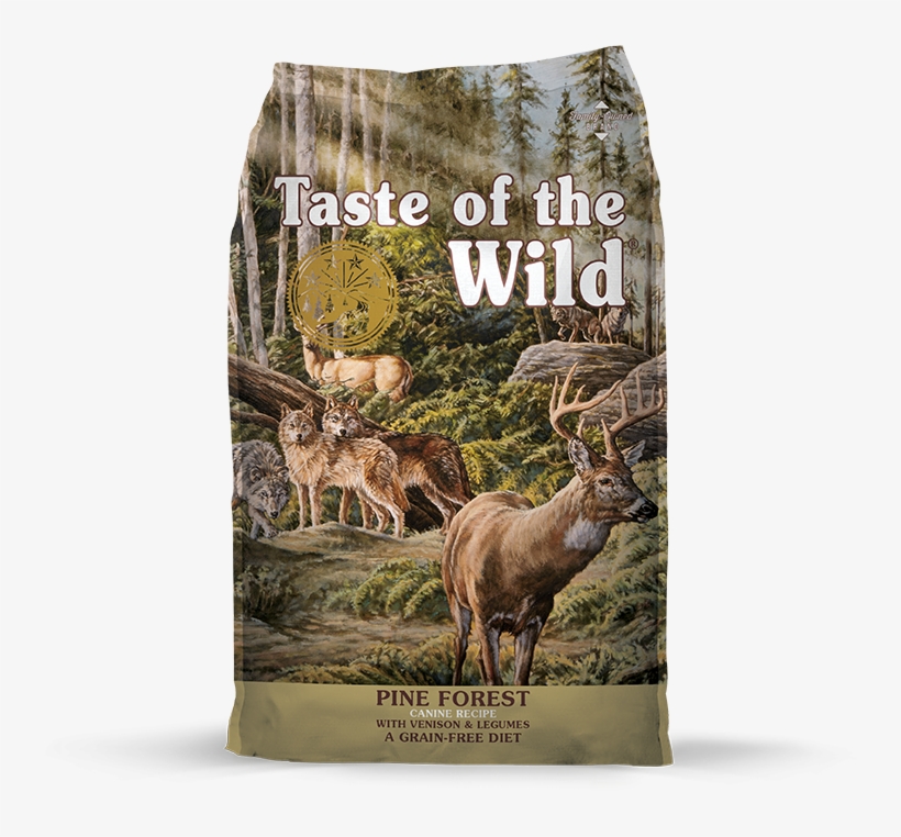 Taste Of The Wild Grain Free Pine Forest Recipe Dry - Taste Of The Wild Venison Dog Food, transparent png download