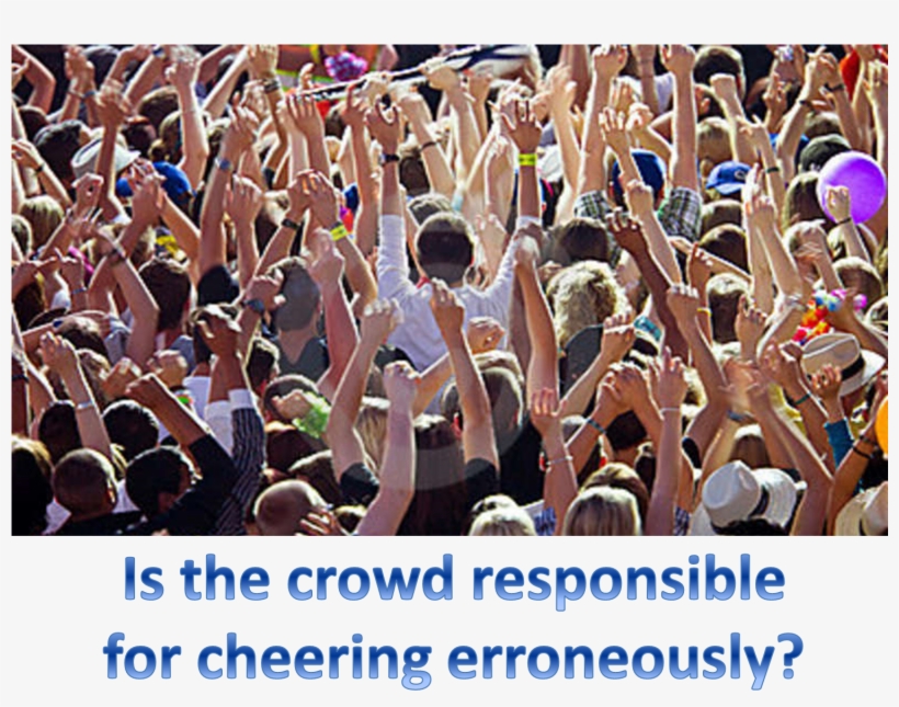 A Circus Joker Does Crazy Acts With The Crowd Laughing - Cheering Crowd Transparent Png, transparent png download