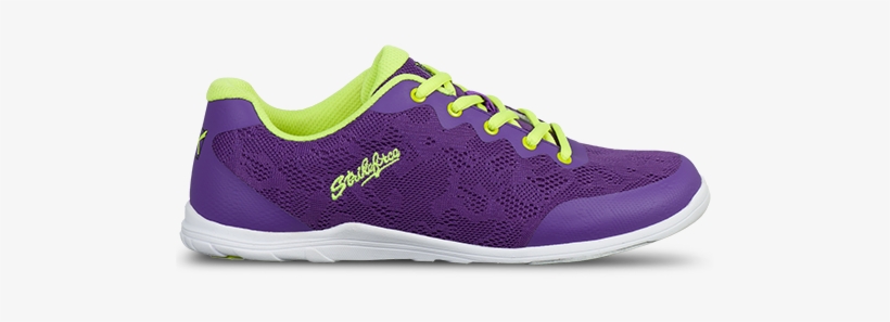 Kr Strikeforce Womens Lace Bowling Shoes Purple/yellow - Shoe, transparent png download