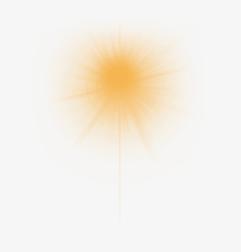 Golden Flare Png Pic - Orange, transparent png download