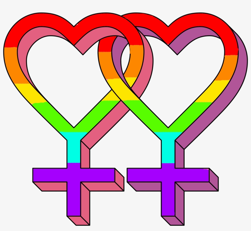 For Women Who Love Women - Heart, transparent png download