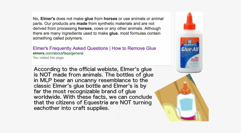 I'm Putting An End To This Glue Conspiracy Right Now - Elmer's Glue-all 4 Ounce Bottle, transparent png download