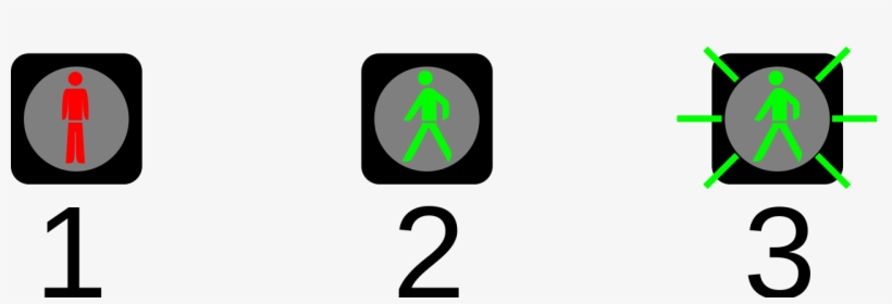 Semáforo Peatonal Combinado - Semaforo De Peatones Png, transparent png download