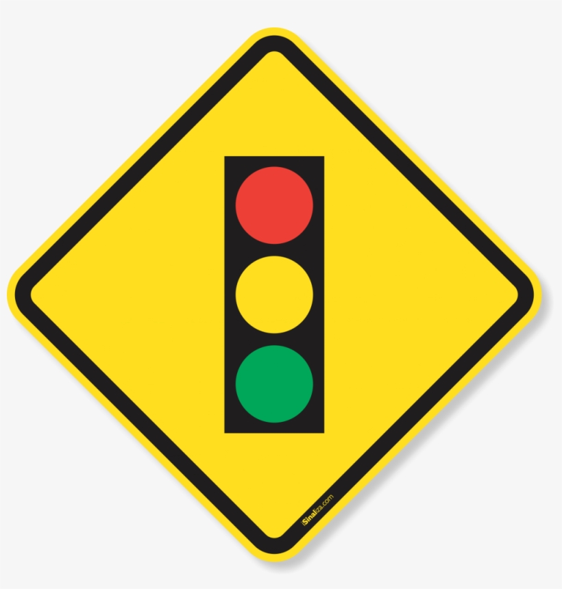 Traffic Light Road Sign, transparent png download