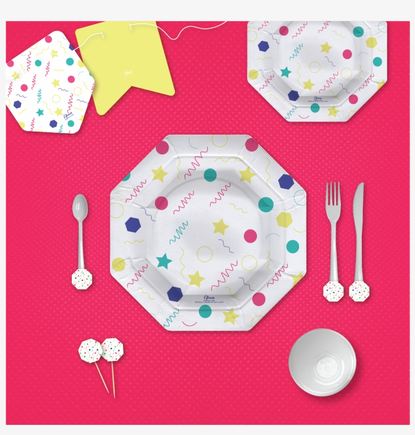 8-2 Kit Serpentinas - Placemat, transparent png download