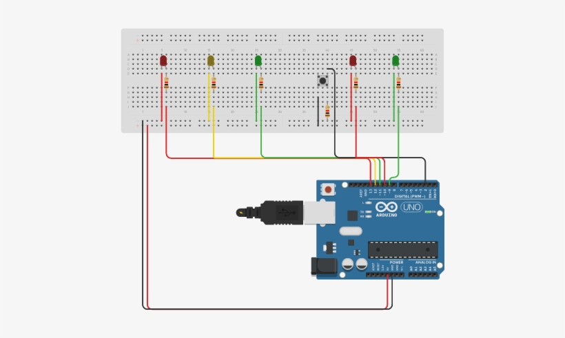 Semáforo Super Toppen Do Trabson De Cte - Neopixel Ring Tinkercad, transparent png download
