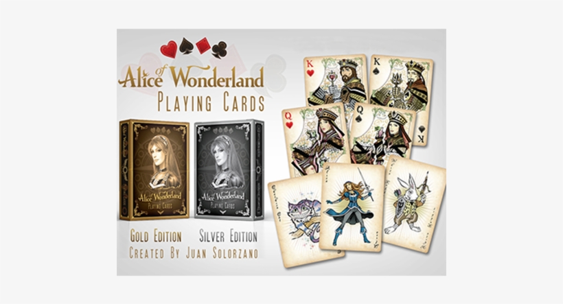 Deck 607 Front Img - Baraja Alice Of Wonderland, transparent png download