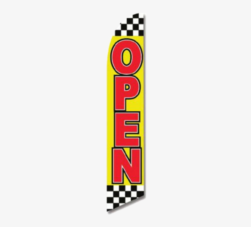 Neoplex Open Checkered Swooper Flag And Flagpole Set, transparent png download