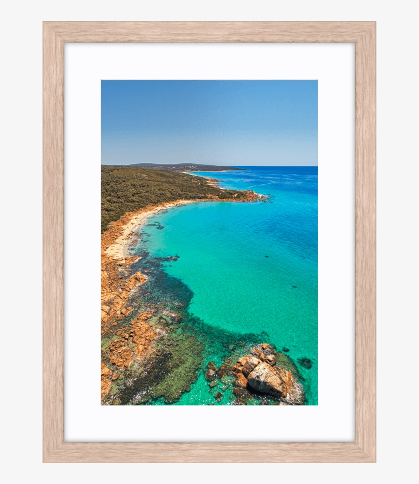 Aerial View Of Gannet Rock In Western Australia Framed - Picture Frame, transparent png download