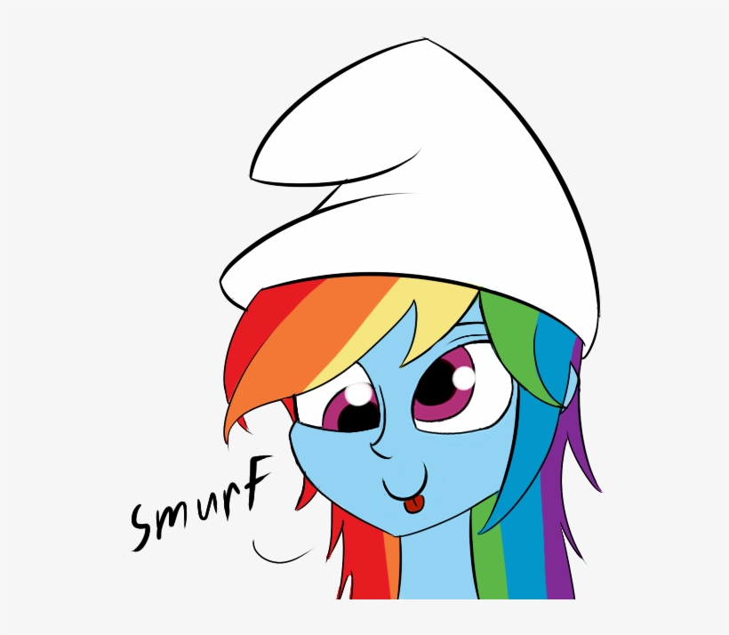 Underpable, Derp, Equestria Girls, Hat, Rainbow Dash, - Smurfette My Little Pony Equestria Girl, transparent png download