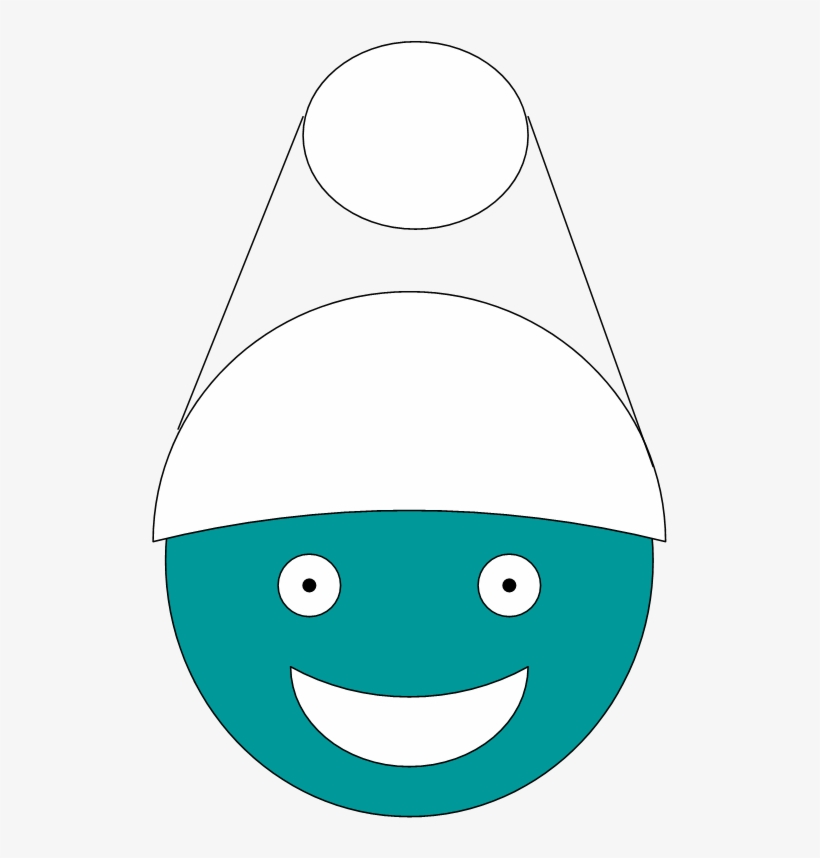 9) Turn The Hat Inside Out Viola, Smuf Hat In 10 Easy - Smiley, transparent png download