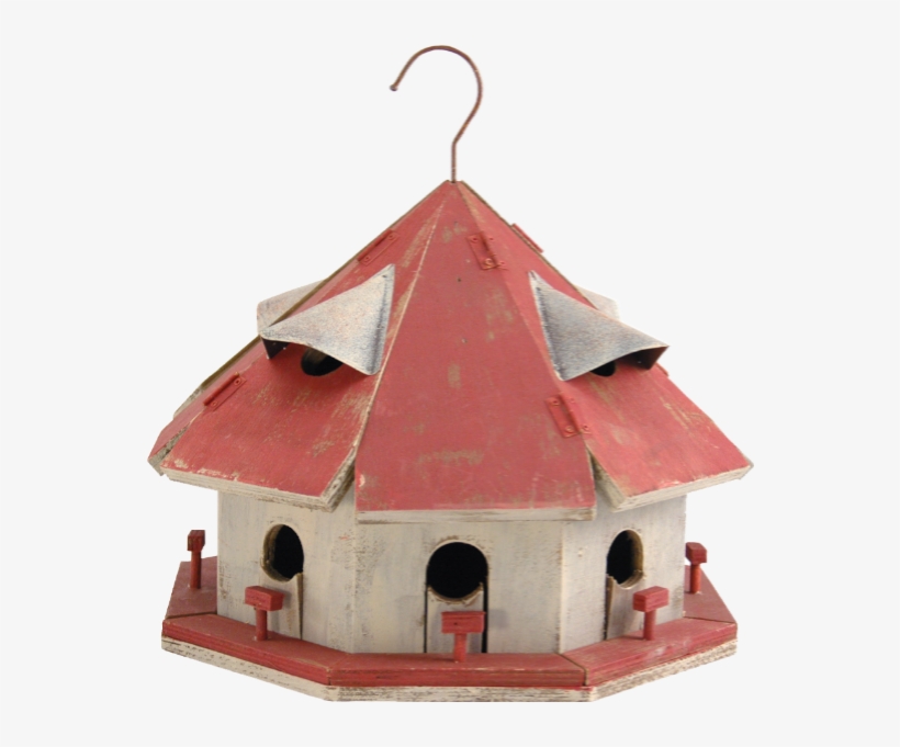Birdhouse Red Roof Motel - Birdhouse Red Roof Motel, Birdhouses, By Songbird Essentials, transparent png download