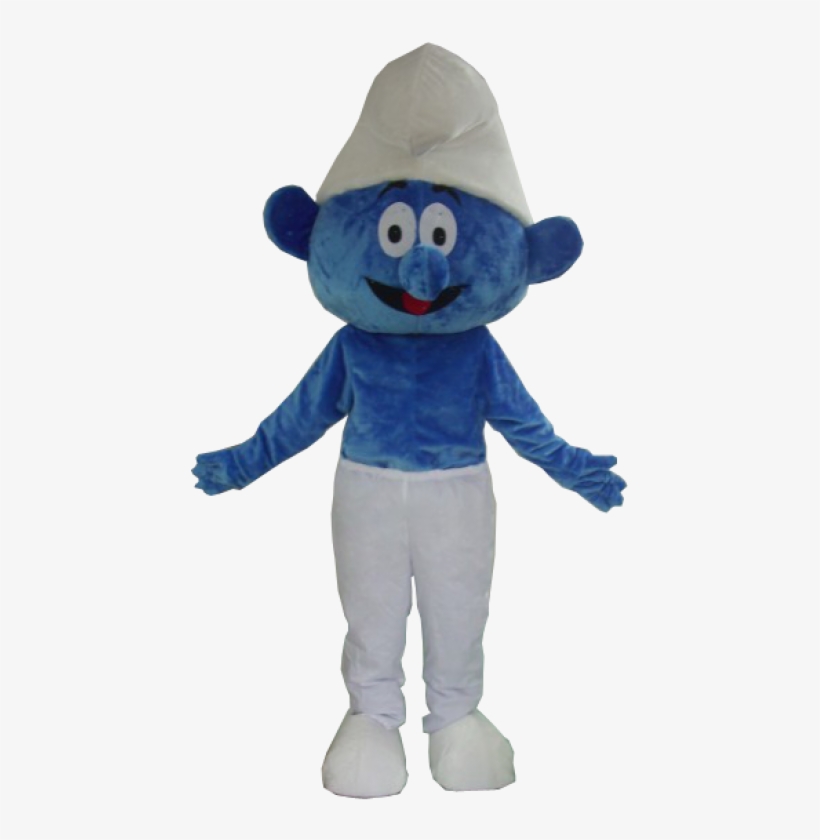 Plush Maskot Uniform Smurf - Uniform, transparent png download