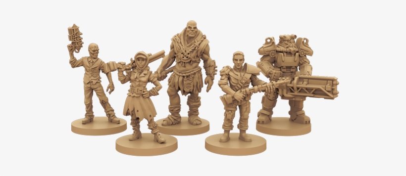 Fallout Tabletop Gamepieces - Fantasy Flight Games Fallout, transparent png download