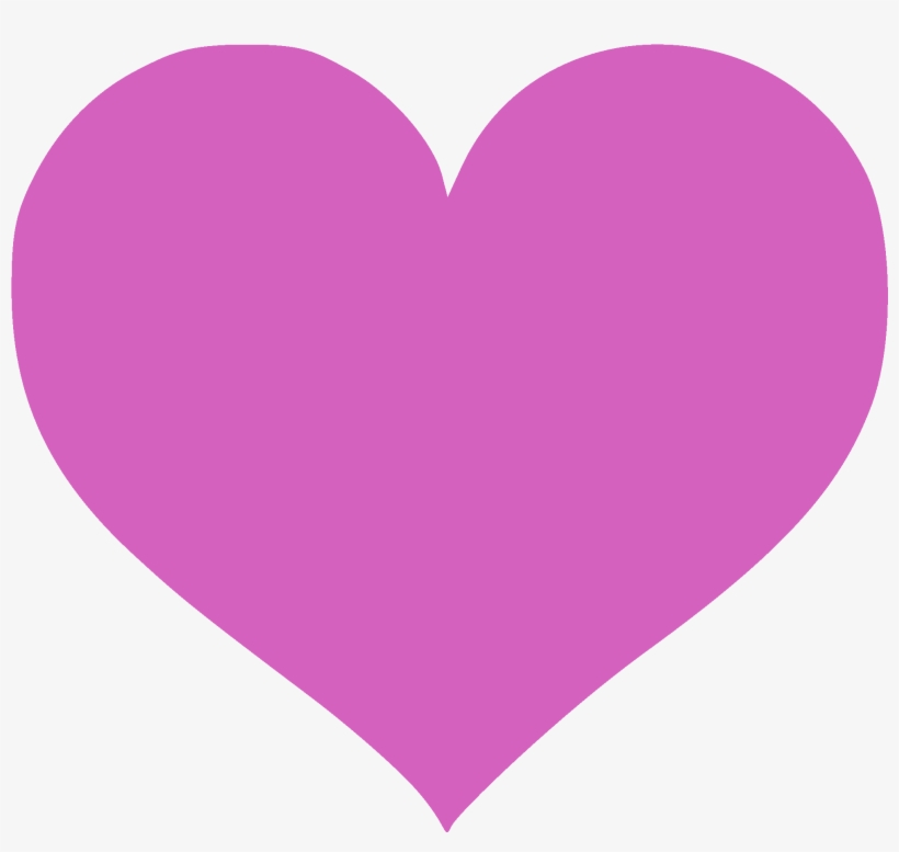 Heart Png - Pink And Purple Heart, transparent png download