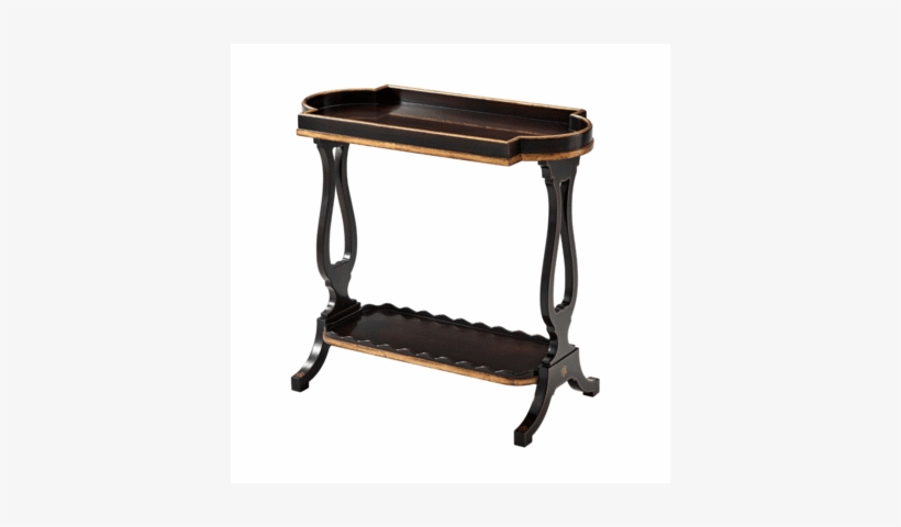 Regency Lyre Trestle End Side Table - Table, transparent png download