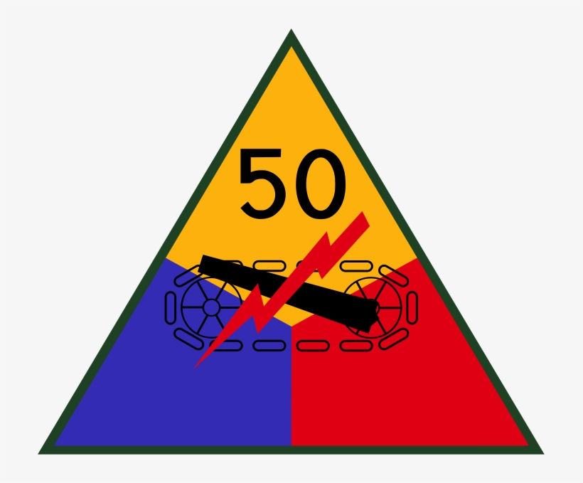 50th Armored Division - 4th Armored Division Insignia, transparent png download