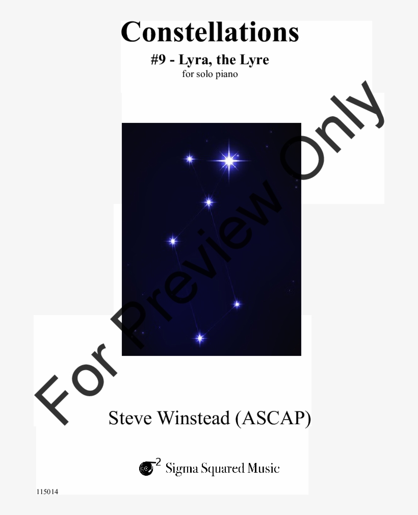 Constellations - Constellations: #5 - Orion, The Hunter - Sheet Music, transparent png download