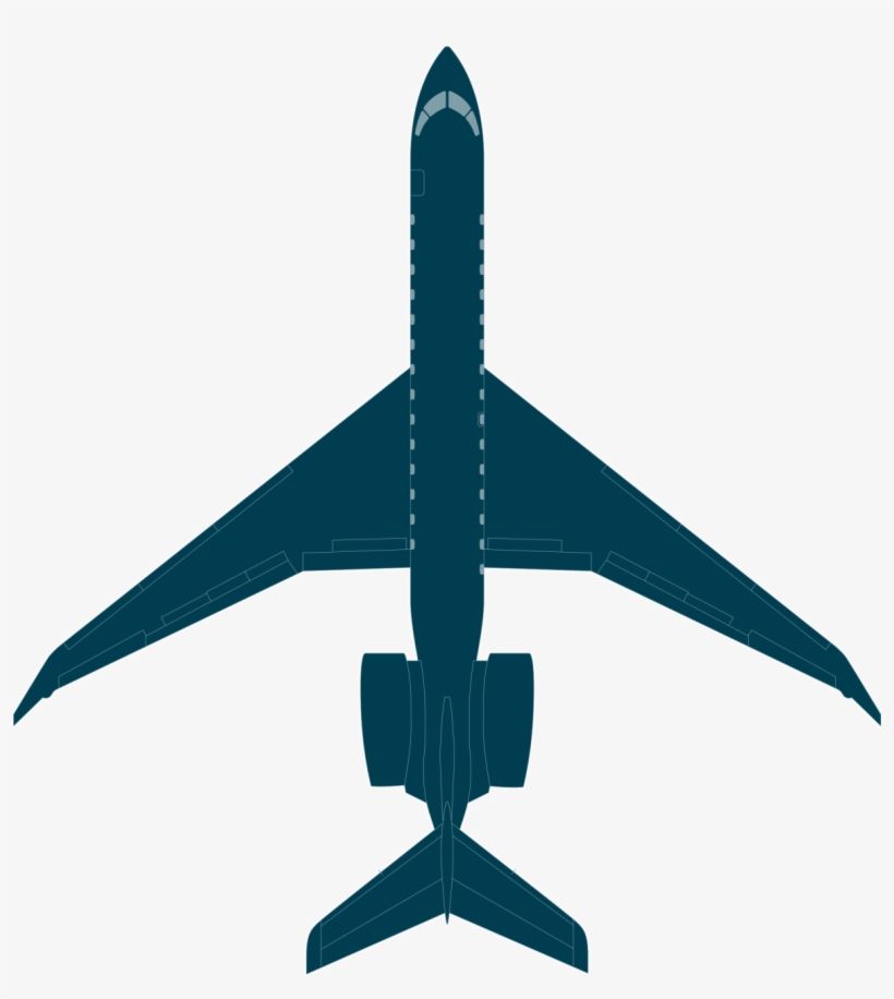 Global 7500 Top View - Global 7000 Top View, transparent png download