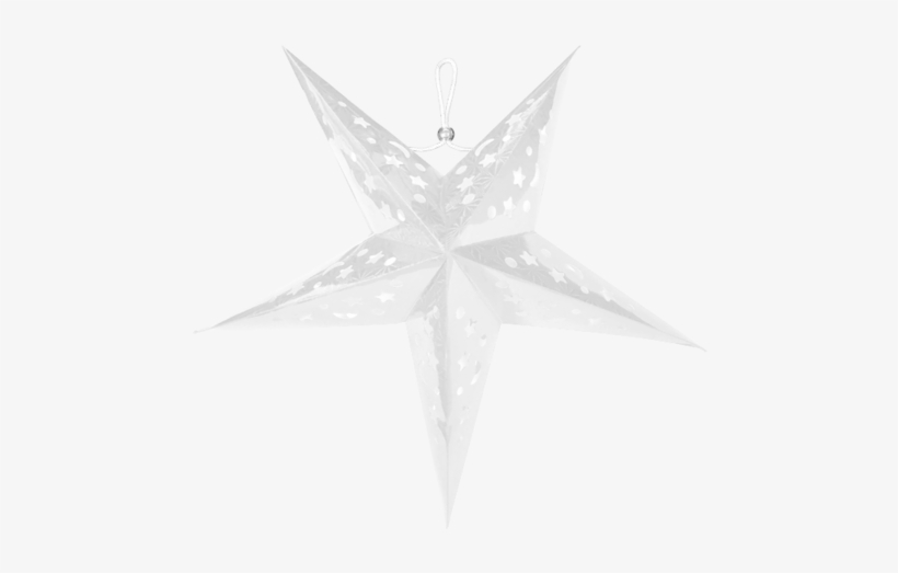 White Star Paper Lanterns - Star Paper Png, transparent png download
