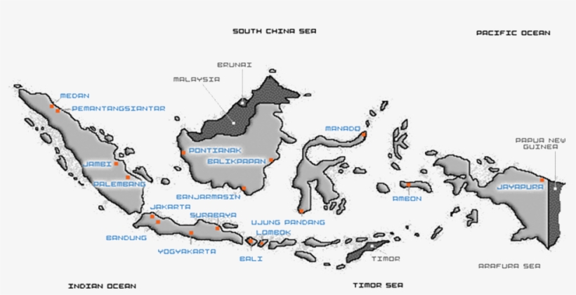 Indonesia At Glance - Indonesia Timur Png, transparent png download