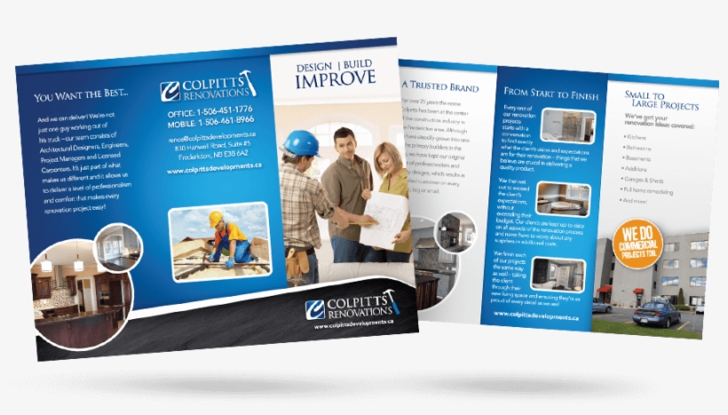 Colpitts Renovations - Brochure - Brochure, transparent png download