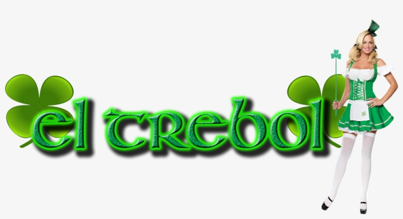 El Trébol - Lucky Lass Costume Small/medium, transparent png download