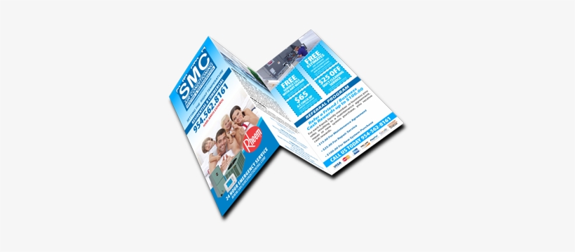 Sample Of A Custom Brochure Designed And Printed - Flyer, transparent png download