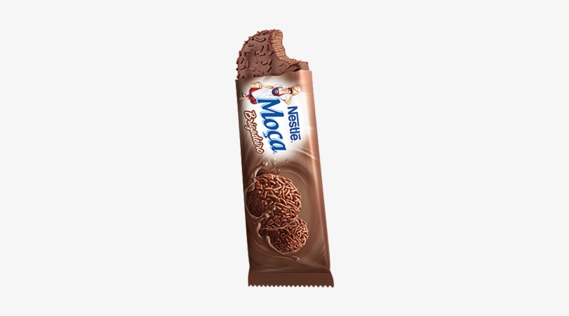 Sorvete Moça Brigadeiro Picolé - Ice Cream, transparent png download