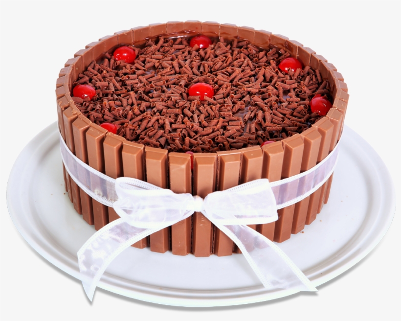 Torta Brigadeiro Com Kit Kat - Água Na Boca, transparent png download