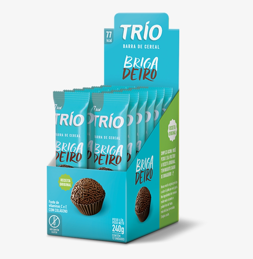 Barra De Cereal Trio Morango Com Chocolate, transparent png download