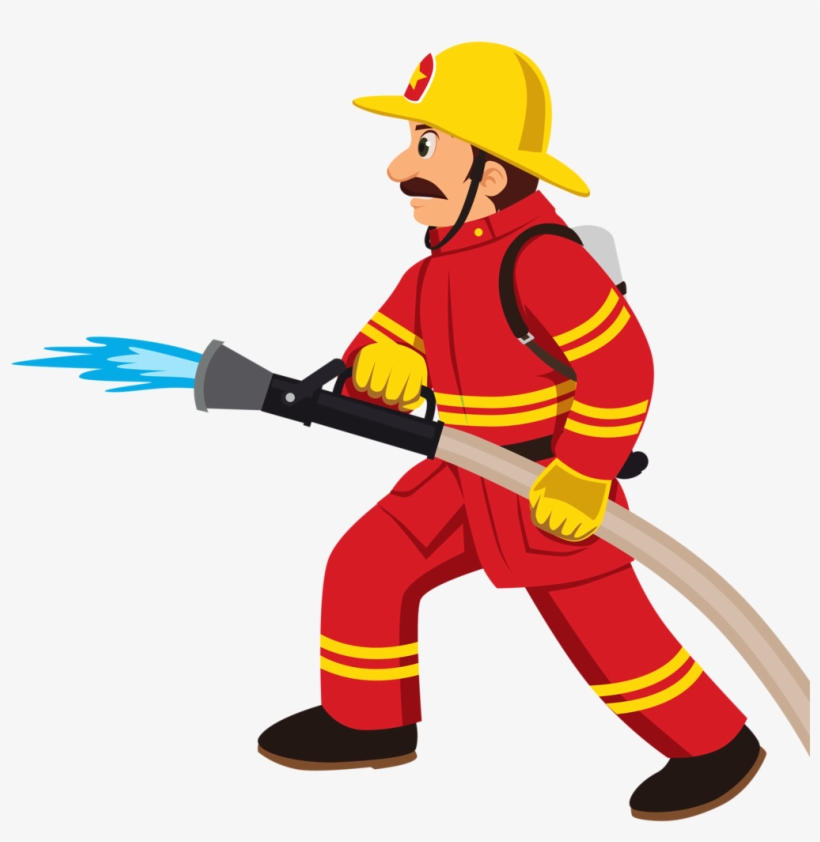 28 Collection Of Fireman Clipart Png - Fire Brigade Man Clipart, transparent png download