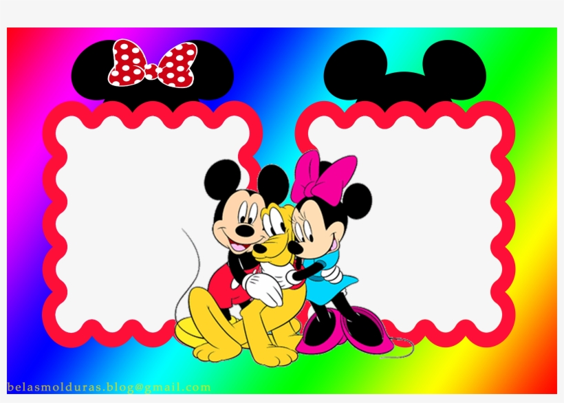Belas Molduras - Molduras - Mickey, transparent png download