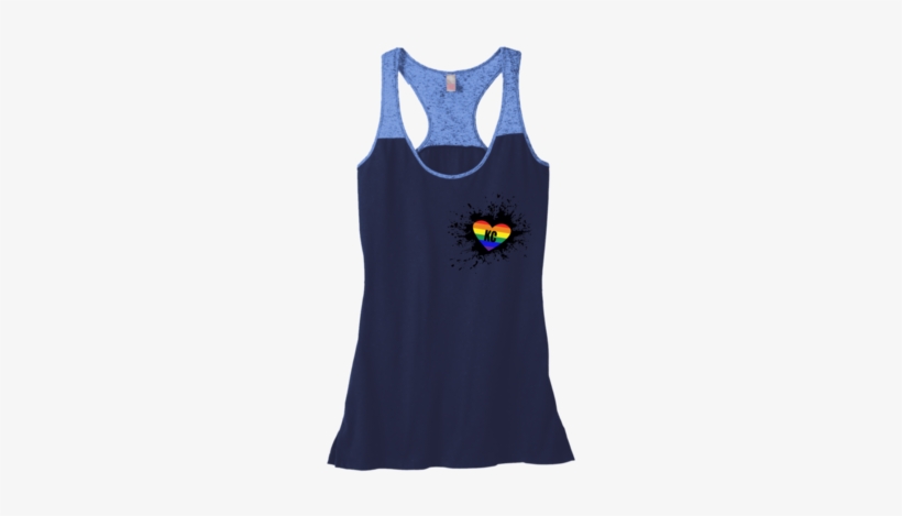 Kc Lgbt Paint Splatter Junior Varsity Tank - K9 Flag Varsity Tank, transparent png download