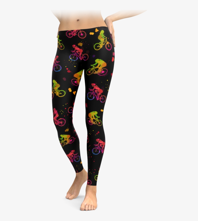 Paint Splatter Horse Leggings - Horse Riding - Barn Hair Don't Care, transparent png download