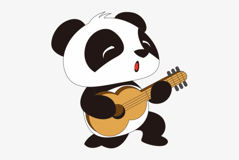 Panda Guitar, transparent png download