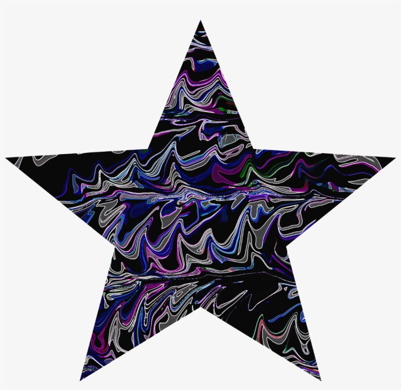 Estrella Dorada Glitter Png, transparent png download